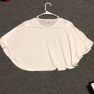 White lightweight sheer Society Amuse Women’s Top